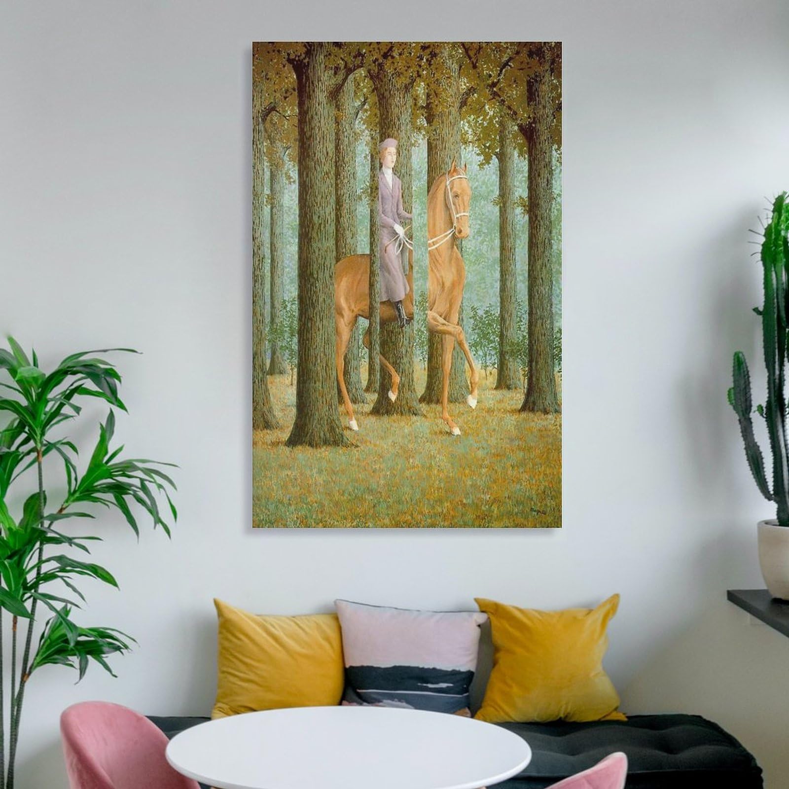 Amazon.co.jp: ルネ・マグリット《白紙委任状》ポスター アートパネル